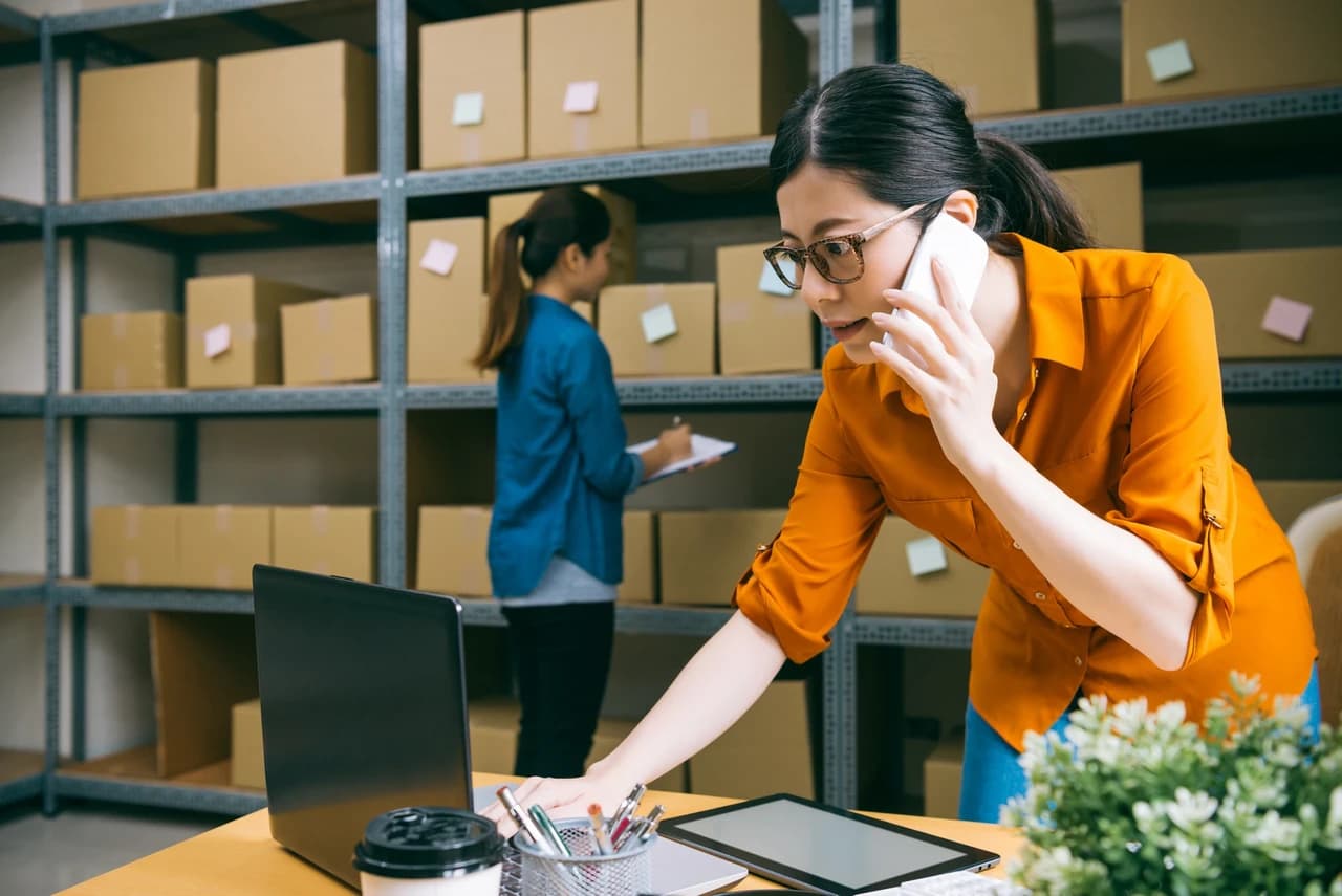 Women working in a warehouse
